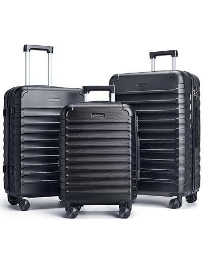 LIGHT FLIGHT 3-Piece Luggage Set with Spinner Wheels