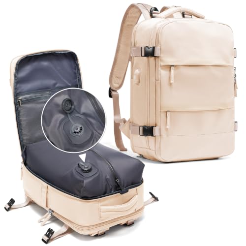 coowoz Large Waterproof Travel & Hiking Carry-On Backpack