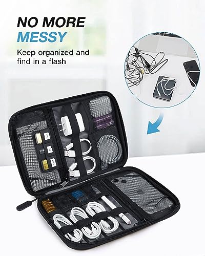 BAGSMART Travel Electronics & Cable Organizer Case