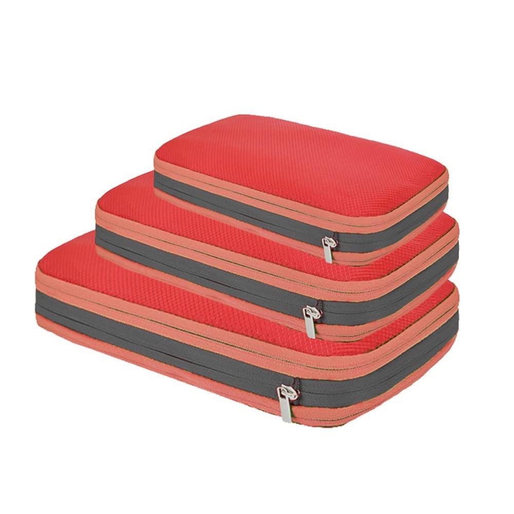 Travel Compression Packing Cube Set for Suitcase Storage