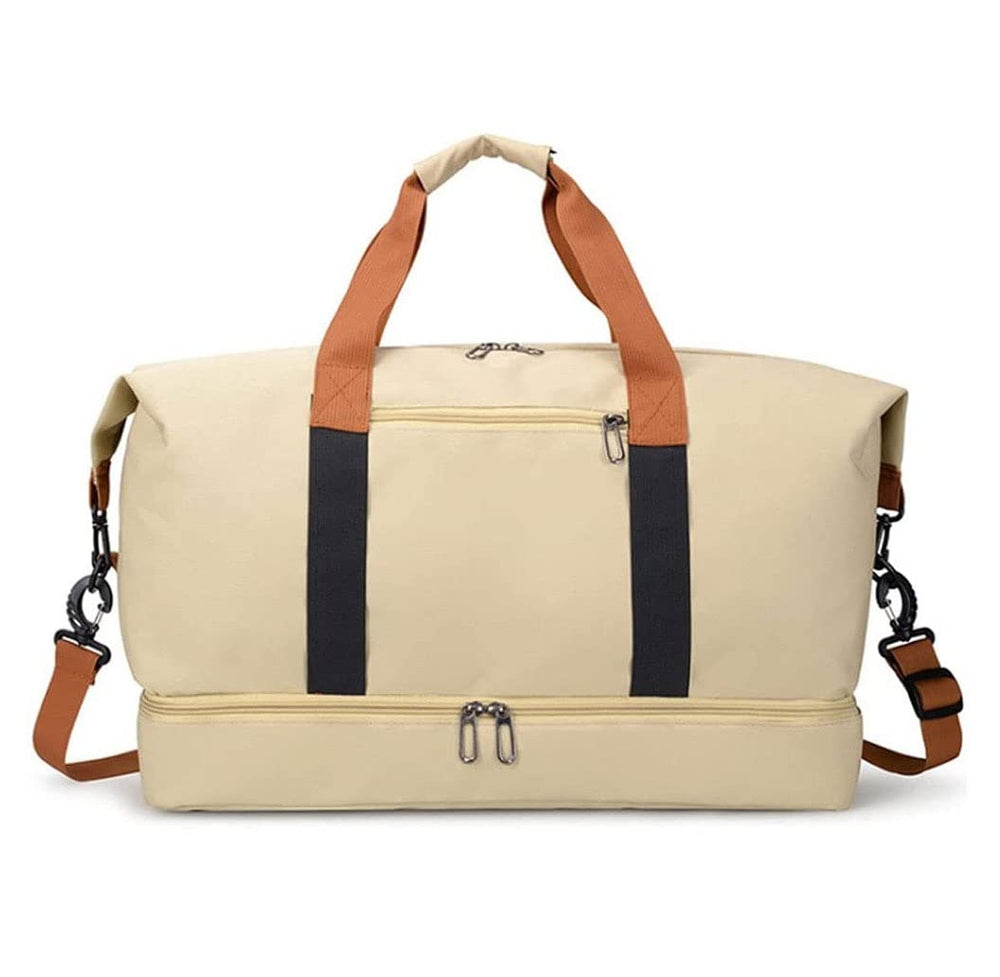 Lightweight Gym & Travel Duffel Bag with Shoe Compartment