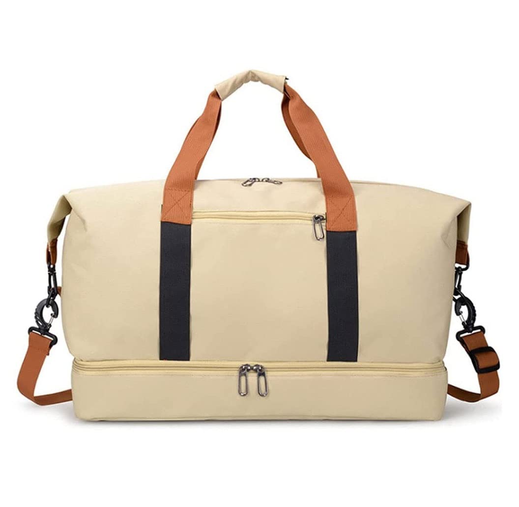 Lightweight Gym & Travel Duffel Bag with Shoe Compartment