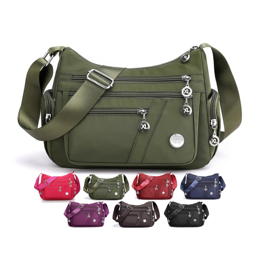 Women's Multi-Pocket Crossbody & Shoulder Tote Handbag