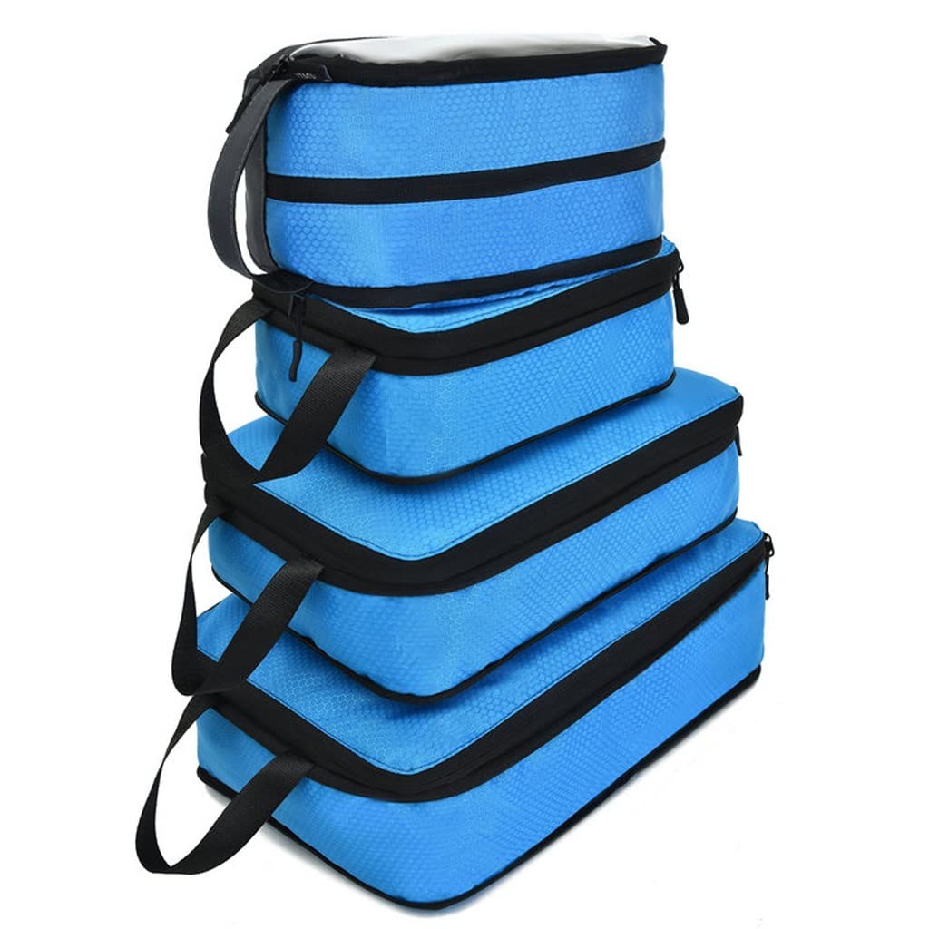 Nylon Compression Packing Cubes for Travel Luggage