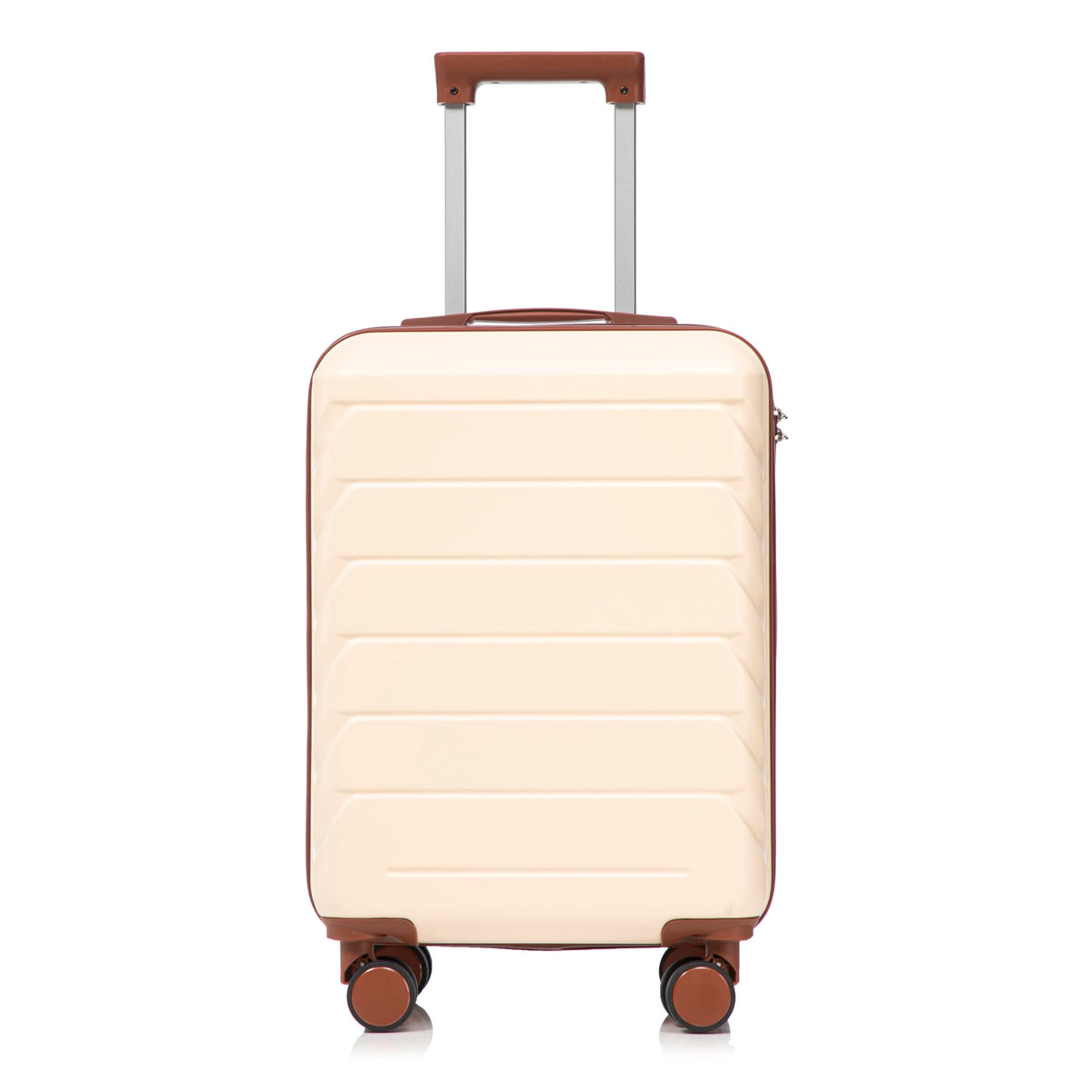 Noeko 20-Inch 5-Piece ABS Luggage Set with TSA Lock - Gray