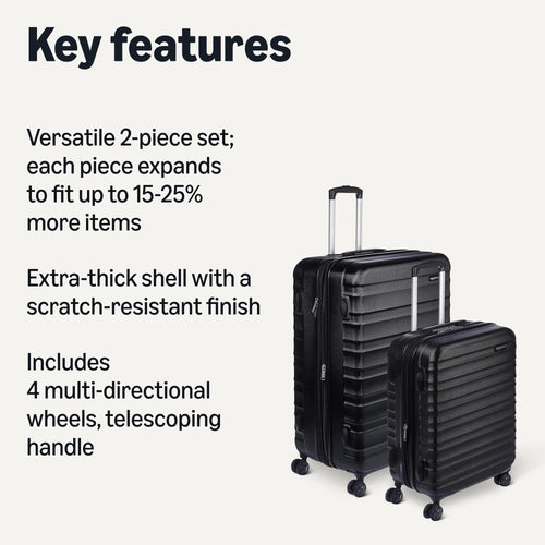 Amazon Basics 30-Inch Expandable Hardside Spinner Suitcase