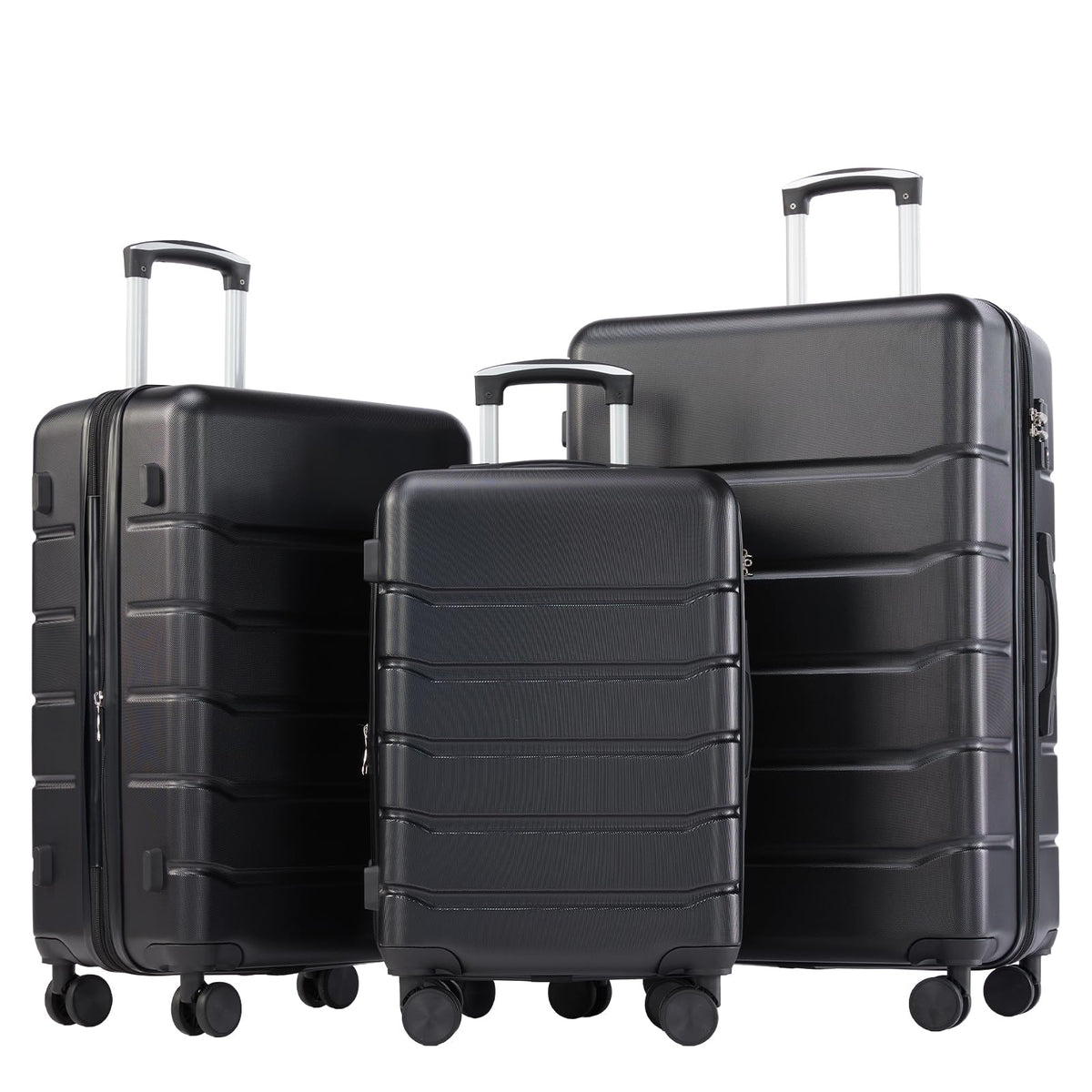 OLIXIS 20/24/28-Inch Hardside Spinner Luggage Set with TSA Lock