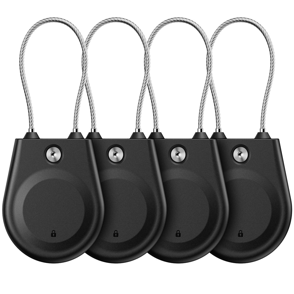 Waterproof AirTag Holder with Locking Wire Cable