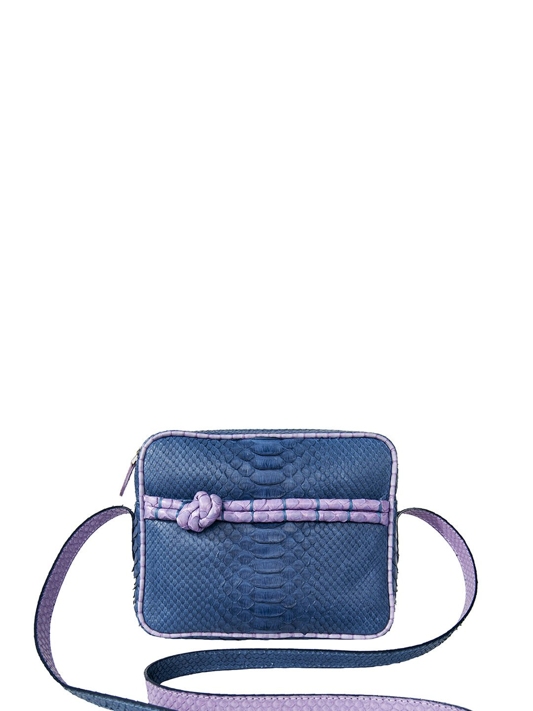Cashhimi Ohio Genuine Python Leather Shoulder Handbag