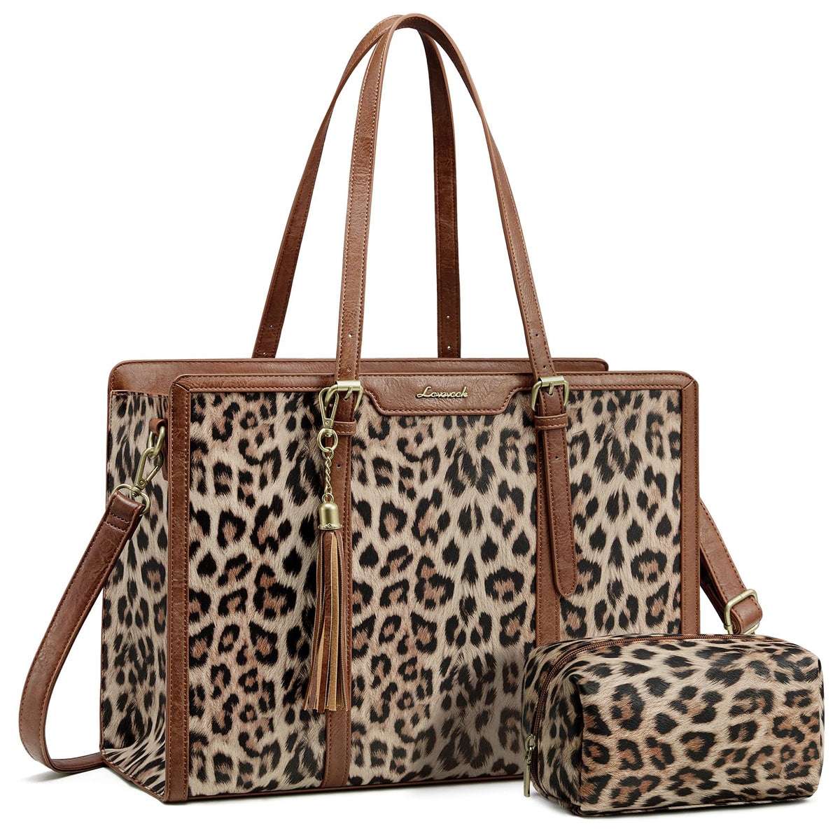 LOVEVOOK Women's Laptop Tote Bag for Work & Everyday Use