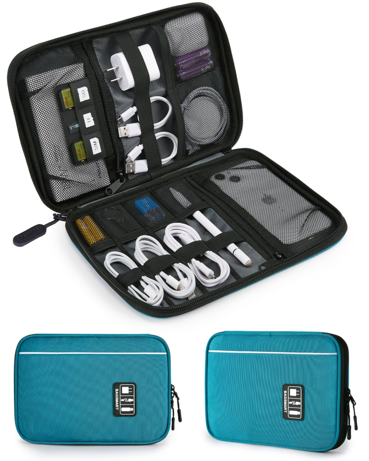BAGSMART Travel Electronics & Cable Organizer Case