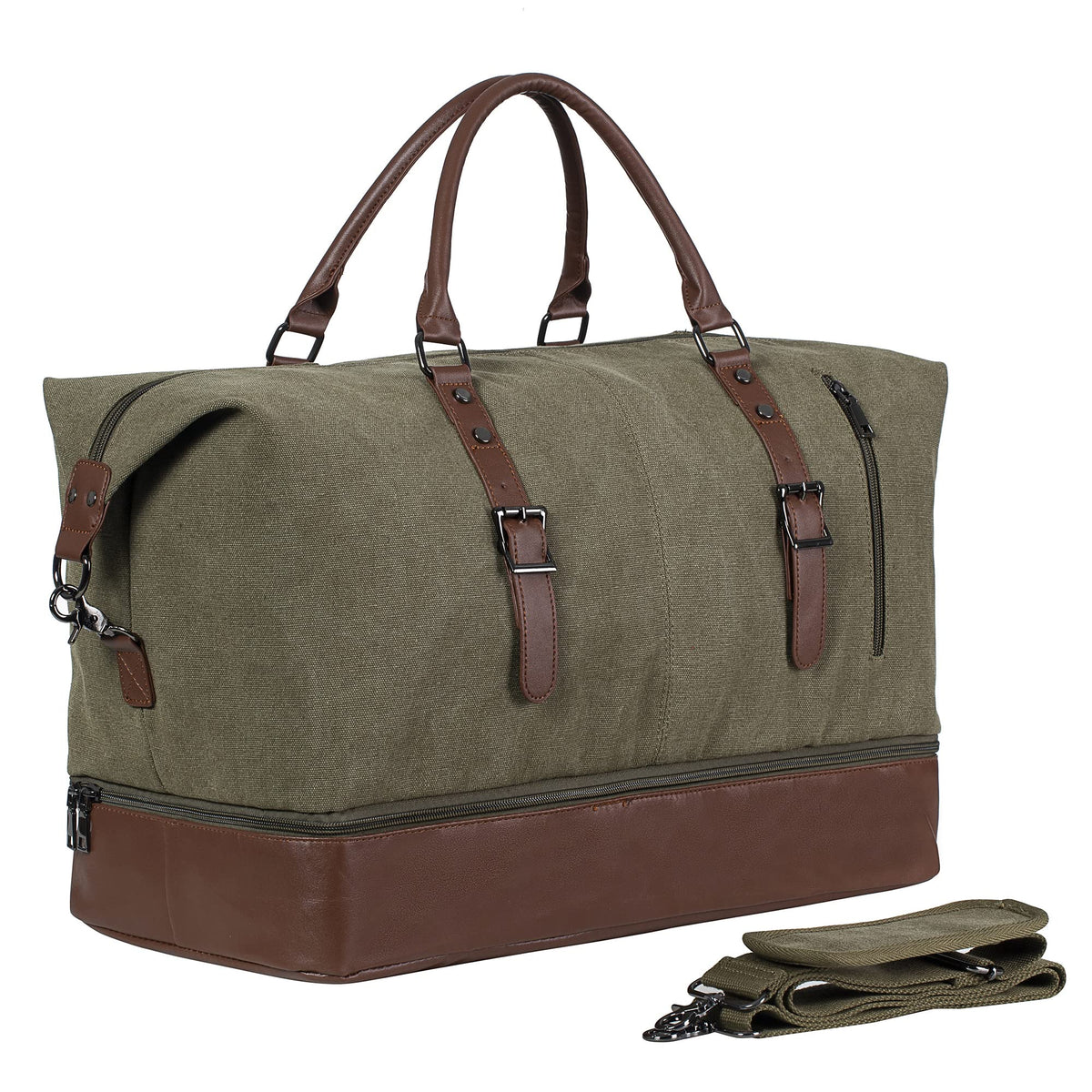 Weekender Overnight Carry-On Travel Bag with Shoe Pouch